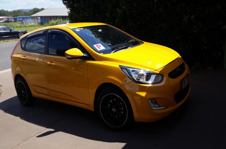 FORD FOCUS 5 STUD HALO SATIN BLACK